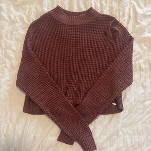 Hollister Dark Red/Purple Knit Sweater
